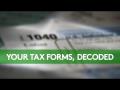 Your Tax Forms, Decoded