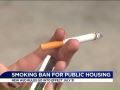 Smokers split on public housing smoking ban