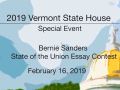 Bernie Sanders State of the Union Essay in Vermont